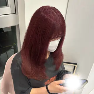 ロング カラー AYU/ハイトーンカ ラー/ヘアアレンジのヘアスタイル