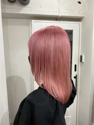 ミディアム GAME by AlanSmithee 原宿所属・🎀韓国ハイトーン saya🎀💜のヘアスタイル