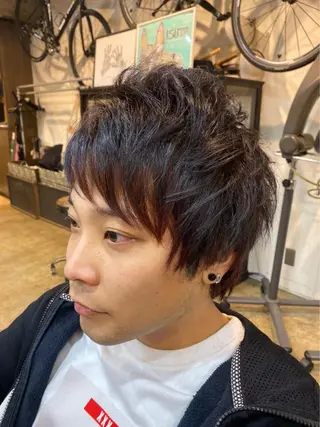 ショート カラー メンズ ISUTA所属・ISUTA　中村 翔のヘアスタイル