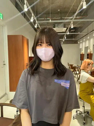 ミディアム 加藤 悠真のヘアスタイル