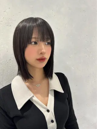 ミディアム Rita/髪質改善 /透明感カラーのヘアスタイル