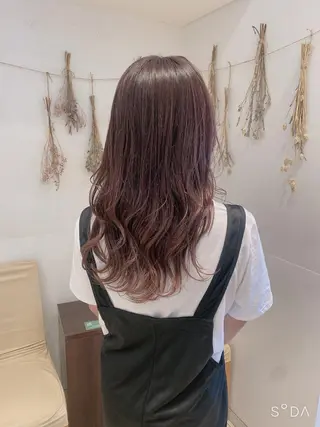 セミロング カラー はだゆうき @hadadan08のヘアスタイル