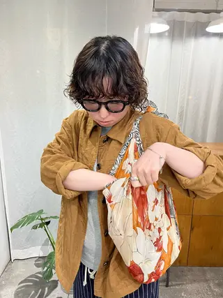 ミディアム パーマ liberta所属・riko .のヘアスタイル