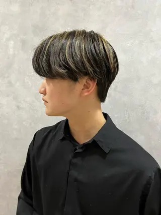 カラー メンズ StellA所属・MIZUKI/町田/ ハイトーンカラーのヘアスタイル