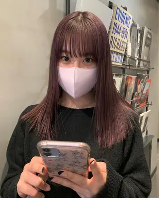 セミロング カラー アンニュイヘア🪽 ayumiのヘアスタイル