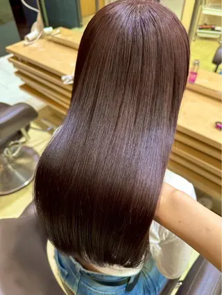 ロング カラー 再現性の高いパーマ 🌀ふうき🌀のヘアスタイル