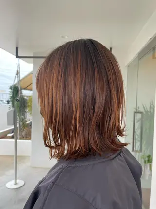 ミディアム 木村 架音のヘアスタイル