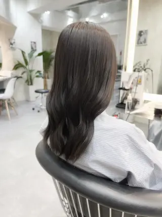 ミディアム カラー ヘアアレンジ ボブ｜韓国｜美髪矯正 ｜amika🌙のヘアスタイル