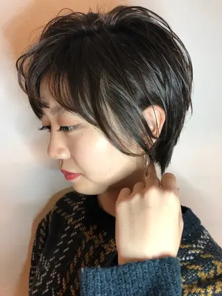 ショート カラー m ā l o. マァロのヘアスタイル