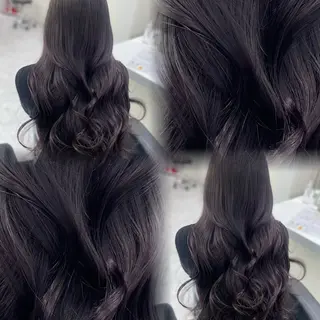 ロング カラー ヘアアレンジ メンズ 🩰韓国ガーリー🏹 kotono🪽のヘアスタイル