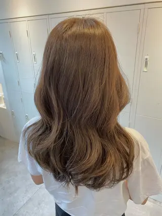 セミロング カラー 中村 かおりのヘアスタイル