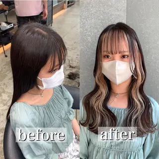 ロング カラー 韓国ヘア/艶カラー /田中悠佑のヘアスタイル