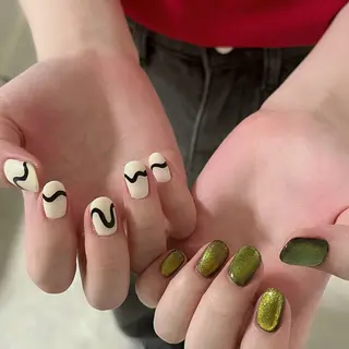 ネイル Protea きぬがわ らむのネイルデザイン