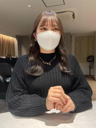 ミディアム カラー Lond  mare 🦋ayana🦋のヘアスタイル