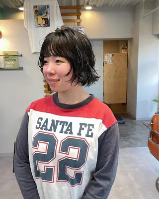 ショート カラー パーマ 丁寧なカウンセリング 🌿KENTA🌿のヘアスタイル
