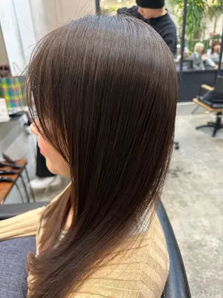 川口開世 layer cutのヘアスタイル