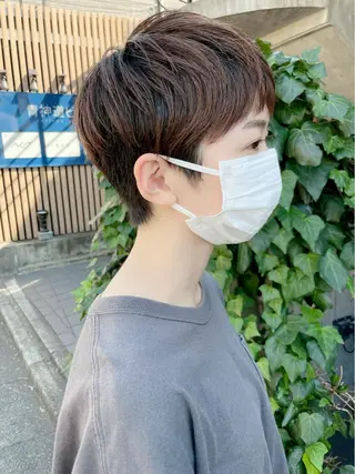 ショート シンプル+αな デザインを 松崎陸のヘアスタイル