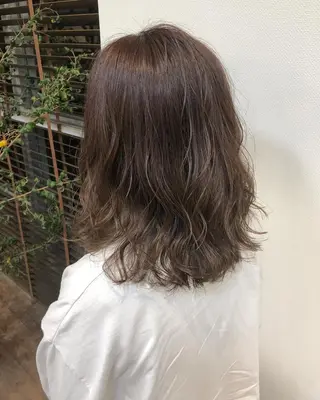 ミディアム カラー ヘアアレンジ ❣️倉敷❣️美髪 カラー能登一成のヘアスタイル