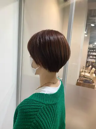 ショート たなか もえなのヘアスタイル
