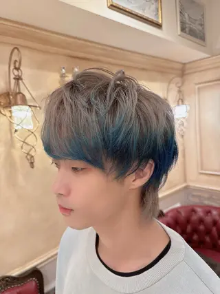 ショート カラー 韓国ヘアー🦄ྀི オタク美容師🌈山本のヘアスタイル