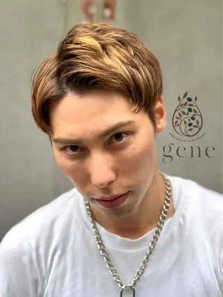 メンズ モテ🤍ヘア 🖤gene川島のヘアスタイル