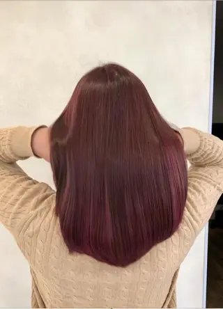 セミロング カラー 天野 涼のヘアスタイル