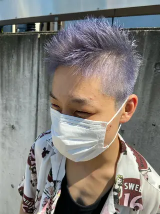 ショート カラー メンズ STELLA hair design salon所属・浅野 匠のヘアスタイル