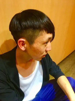 ショート メンズ Drei.B.(ドライヴ)所属・ヨシダ アズサのヘアスタイル