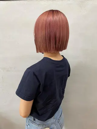 ショート カラー 女性リピ90%🍨 🩷佐藤みずきのヘアスタイル