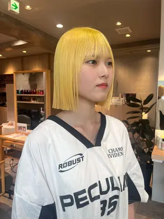 ショート 𝐚𝐨𝐢🩰/ 酸性ストレートのヘアスタイル