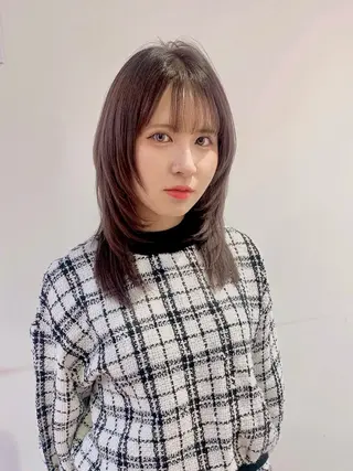 ミディアム 千葉 洋平のヘアスタイル