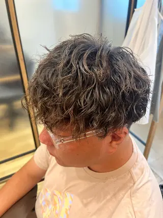 パーマ メンズ 🟦メンズ特化🟦 たかしま　あさひのヘアスタイル