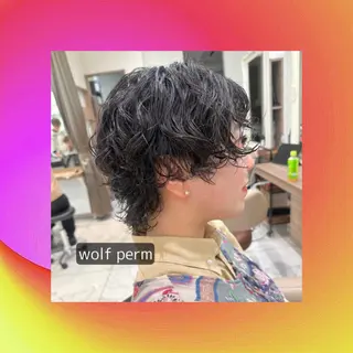 ショート パーマ hollo原宿所属・パーマ/ハイトーン 🎀Rumiのヘアスタイル