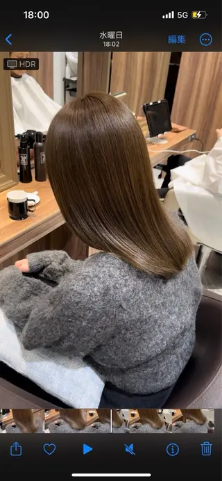 セミロング 🦋レイヤー/透明感 /前髪🦋Ryugaのヘアスタイル