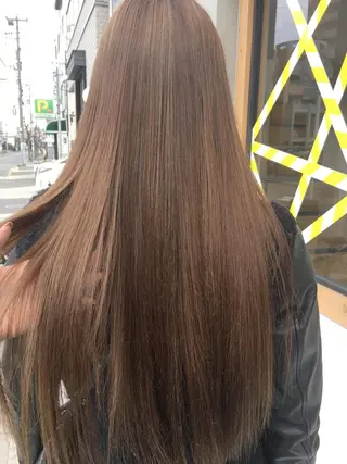 ロング カラー 🩷🍭中津・梅田 エリア🍬💜のヘアスタイル