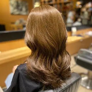 ロング カラー ヘアアレンジ organic life所属・IWASHITA TAKESHIのヘアスタイル