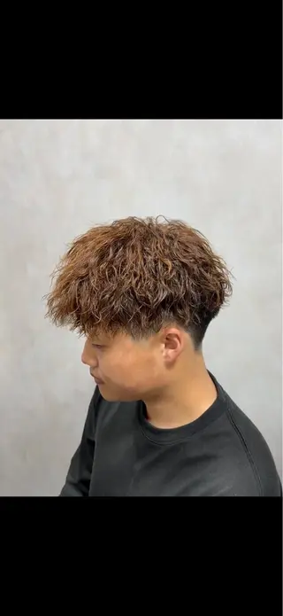 カラー パーマ メンズ メンズパーマ特化 美容師kouyaのヘアスタイル