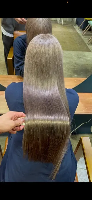 ロング カラー ヘアアレンジ 近藤 乃紀のヘアスタイル