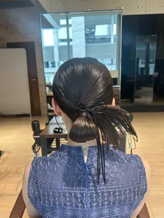 ヘアアレンジ 𝒎𝒊𝒚𝒖 /韓国ヘア🩶のヘアスタイル