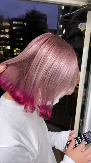 ミディアム カラー PSY(サイ)所属・PSY(サイ)池袋 金田尚久🎨のヘアスタイル