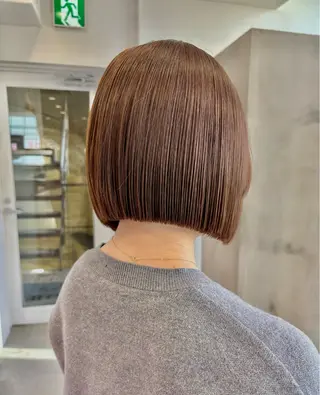 ショート カラー メンズカット ボブ/米崎駿也のヘアスタイル