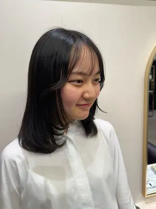 セミロング レイヤー/ハイトーン 💖石川町sayaのヘアスタイル