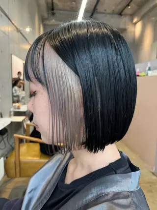 ミディアム カコ/レイヤーカット ヘアアレンジのヘアスタイル