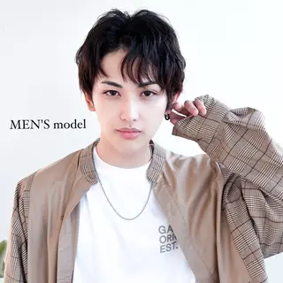 メンズ 艶カラー🫧 猿渡 響のヘアスタイル