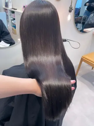 ロング カラー 若月 あやかのヘアスタイル