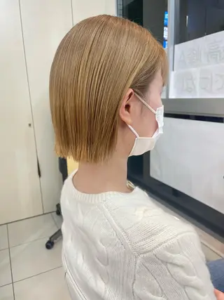 ショート カラー 美容学生必見❣️お得 クーポン有り💓池辺のヘアスタイル