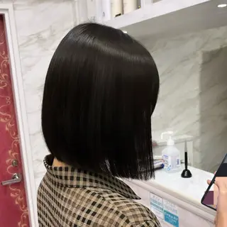 ミディアム 韓国🎀レイヤー/艶 髪/縮毛矯正/ユリナのヘアスタイル