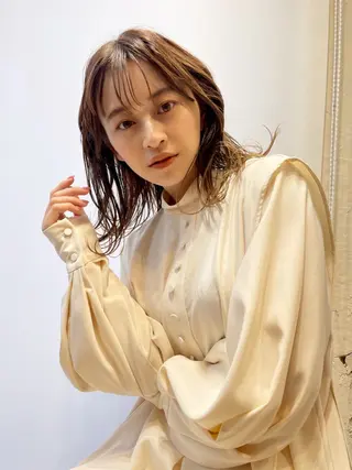 ミディアム カラー カットが得意 🫧ショートボブ🫧のヘアスタイル