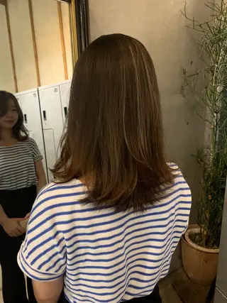 ミディアム Door代官山所属・詩織/パーマ /代官山のヘアスタイル