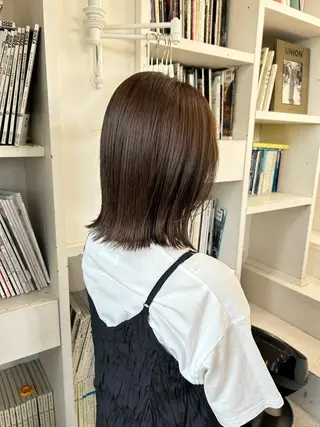 ミディアム カラー RINKA 岡崎美容室のヘアスタイル